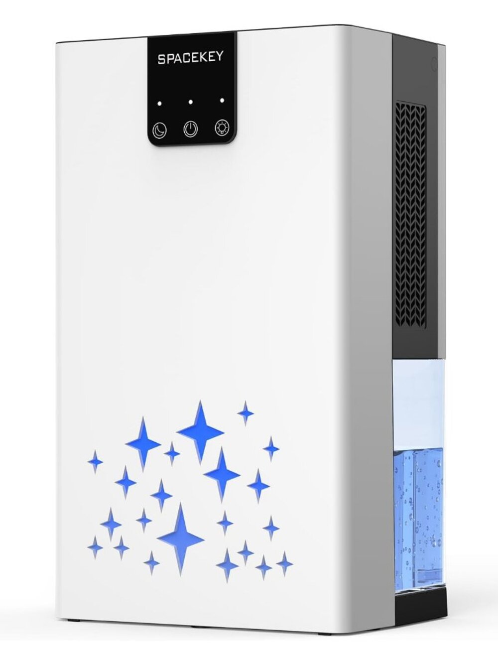 95 OZ Dehumidifier for Home, Auto Shut Off, 1000 sq ft, Quiet with Color Light